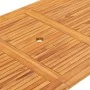 Mesa plegable de jardín madera maciza de teca 160x80x75 cm de vidaXL, Mesas de jardín - Ref: Foro24-48998, Precio: 201,55 €, ...