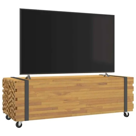 Mesa de centro madera maciza de teca 110x45x35 cm de , Mesas de centro - Ref: Foro24-4009311, Precio: 149,63 €, Descuento: %