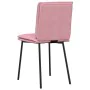 Sillas de comedor 2 unidades terciopelo rosa by , dining chairs - Ref: Foro24-4101248, Price: 92,13 €, Discount: %
