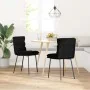 Sillas de comedor 2 unidades terciopelo negro de , Sillas de comedor - Ref: Foro24-4101288, Precio: 94,10 €, Descuento: %