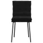 Sillas de comedor 2 unidades terciopelo negro de , Sillas de comedor - Ref: Foro24-4101288, Precio: 94,10 €, Descuento: %