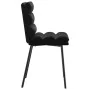 Sillas de comedor 2 unidades terciopelo negro de , Sillas de comedor - Ref: Foro24-4101288, Precio: 94,10 €, Descuento: %