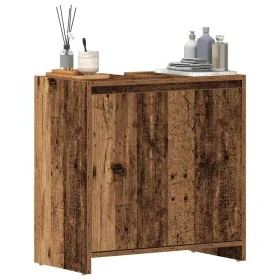 Armario para lavabo de baño madera ingeniería envejecida de , Muebles de baño - Ref: Foro24-861145, Precio: 50,69 €, Descuent...