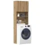 Armario lavadora madera ingeniería roble artesanal 64x24x190 cm de , Accesorios para lavadoras y secadoras - Ref: Foro24-8591...