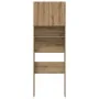 Armario lavadora madera ingeniería roble artesanal 64x24x190 cm de , Accesorios para lavadoras y secadoras - Ref: Foro24-8591...