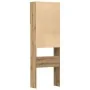 Armario lavadora madera ingeniería roble artesanal 64x24x190 cm de , Accesorios para lavadoras y secadoras - Ref: Foro24-8591...