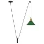 Lámpara colgante regulable en altura E27 verde brillante Ø 22cm by , Lamps - Ref: Foro24-4103445, Price: 29,10 €, Discount: %