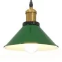 Lámpara colgante regulable en altura E27 verde brillante Ø 22cm by , Lamps - Ref: Foro24-4103445, Price: 29,10 €, Discount: %