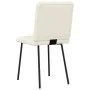 Sillas de comedor 6 unidades de terciopelo crema de , Sillas de comedor - Ref: Foro24-3315436, Precio: 294,20 €, Descuento: %