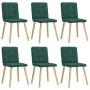 Sillas de comedor 6 unidades tela verde oscuro von , Essstühle - Ref: Foro24-3315443, Preis: 288,54 €, Rabatt: %