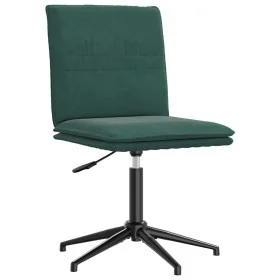 Silla de comedor de terciopelo verde oscuro de , Sillas de comedor - Ref: Foro24-4101269, Precio: 60,65 €, Descuento: %