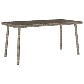 Mesa centro jardín rectangular gris 80x40x37cm ratán sintético von , Gartentische - Ref: Foro24-4104057, Preis: 40,49 €, Raba...