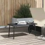 Mesa centro jardín rectangular negra 80x40x37cm ratán sintético de , Mesas de jardín - Ref: Foro24-4104055, Precio: 37,57 €, ...