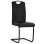 Sillas v oladizasde comedor 4 unidades cuero sintético negro de , Sillas de comedor - Ref: Foro24-246194, Precio: 292,75 €, D...