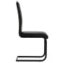 Sillas v oladizasde comedor 4 unidades cuero sintético negro de , Sillas de comedor - Ref: Foro24-246194, Precio: 292,75 €, D...