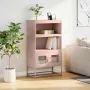 Aparador de acero rosa 68x39x123 cm de , Aparadores - Ref: Foro24-853369, Precio: 111,17 €, Descuento: %