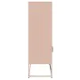 Aparador de acero rosa 68x39x123 cm de , Aparadores - Ref: Foro24-853369, Precio: 111,17 €, Descuento: %