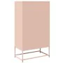 Aparador de acero rosa 68x39x123 cm de , Aparadores - Ref: Foro24-853369, Precio: 111,17 €, Descuento: %