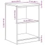 Armario de almacenamiento para garaje roble ahumado 60x51x85 cm de , Armarios industriales - Ref: Foro24-860548, Precio: 65,5...