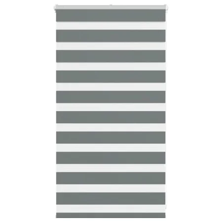 Estor cebra gris oscuro 75x100cm tejido ancho 70,9 cm poliéster de , Persianas y estores - Ref: Foro24-4014100, Precio: 16,71...