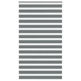Estor cebra gris oscuro tejido ancho 125,9 cm poliéster de , Persianas y estores - Ref: Foro24-4014189, Precio: 36,25 €, Desc...