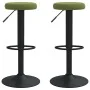 Taburetes de cocina 2 unidades terciopelo verde claro by , Kitchen stools - Ref: Foro24-333145, Price: 75,81 €, Discount: %