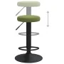 Taburetes de cocina 2 unidades terciopelo verde claro by , Kitchen stools - Ref: Foro24-333145, Price: 75,81 €, Discount: %