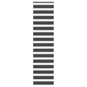 Estor cebra negro 55x230 cm tejido ancho 50,9 cm poliéster de , Persianas y estores - Ref: Foro24-4014278, Precio: 21,49 €, D...