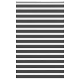 Estor cebra negro 150x200 cm tejido ancho 145,9 cm poliéster de , Persianas y estores - Ref: Foro24-4014271, Precio: 40,89 €,...