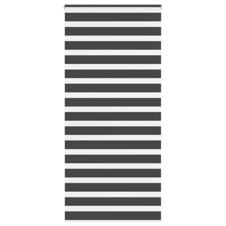 Estor cebra negro 95x230 cm tejido ancho 90,9 cm poliéster de , Persianas y estores - Ref: Foro24-4014286, Precio: 28,57 €, D...