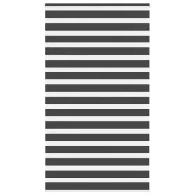 Estor cebra negro 120x200 cm tejido ancho 115,9 cm poliéster de , Persianas y estores - Ref: Foro24-4014265, Precio: 28,36 €,...