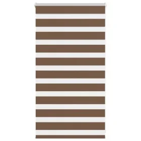 Estor cebra marrón 75x100 cm tejido ancho 70,9 cm poliéster de , Persianas y estores - Ref: Foro24-4014308, Precio: 20,47 €, ...