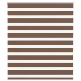 Estor cebra marrón 120x100 cm tejido ancho 115,9 cm poliéster de , Persianas y estores - Ref: Foro24-4014317, Precio: 27,44 €...