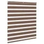 Estor cebra marrón 120x150 cm tejido ancho 115,9 cm poliéster de , Persianas y estores - Ref: Foro24-4014343, Precio: 31,13 €...