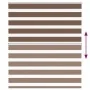 Estor cebra marrón 120x150 cm tejido ancho 115,9 cm poliéster de , Persianas y estores - Ref: Foro24-4014343, Precio: 31,13 €...