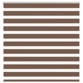 Estor cebra marrón 145x150 cm tejido ancho 140,9 cm poliéster de , Persianas y estores - Ref: Foro24-4014348, Precio: 24,13 €...