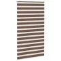 Estor cebra marrón 120x200 cm tejido ancho 115,9 cm poliéster de , Persianas y estores - Ref: Foro24-4014369, Precio: 31,84 €...