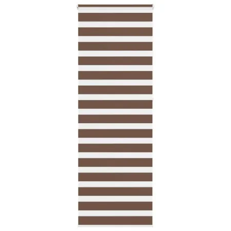 Estor cebra marrón 85x230 cm tejido ancho 80,9 cm poliéster de , Persianas y estores - Ref: Foro24-4014388, Precio: 26,92 €, ...