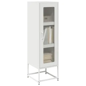 Aparador de acero laminado en frío blanco 36x39x123 cm de , Aparadores - Ref: Foro24-853397, Precio: 93,85 €, Descuento: %