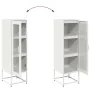 Aparador de acero laminado en frío blanco 36x39x123 cm de , Aparadores - Ref: Foro24-853397, Precio: 93,85 €, Descuento: %