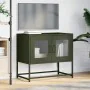 Mueble de TV acero laminado en frío verde oliva 68x39x60,5 cm de , Muebles TV - Ref: Foro24-853336, Precio: 72,45 €, Descuent...