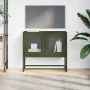 Mueble de TV acero laminado en frío verde oliva 68x39x60,5 cm de , Muebles TV - Ref: Foro24-853336, Precio: 72,45 €, Descuent...