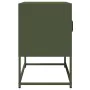 Mueble de TV acero laminado en frío verde oliva 68x39x60,5 cm de , Muebles TV - Ref: Foro24-853336, Precio: 72,45 €, Descuent...