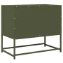 Mueble de TV acero laminado en frío verde oliva 68x39x60,5 cm de , Muebles TV - Ref: Foro24-853336, Precio: 72,45 €, Descuent...