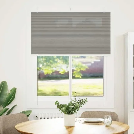 Estor Plisado Antracita 105x100 cm Tela Ancho 104,4cm Poliéster de , Persianas y estores - Ref: Foro24-4015076, Precio: 18,44...