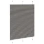 Estor Plisado Antracita 105x100 cm Tela Ancho 104,4cm Poliéster de , Persianas y estores - Ref: Foro24-4015076, Precio: 18,44...