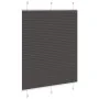 Estor Plisado negro 105x150 cm Tela Ancho 104,4 cm Poliéster de , Persianas y estores - Ref: Foro24-4015144, Precio: 19,70 €,...