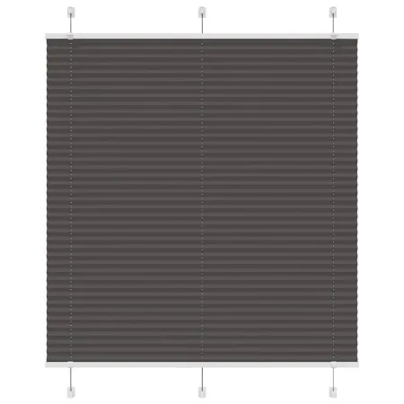 Estor Plisado negro 115x150 cm Tela Ancho 114,4 cm Poliéster de , Persianas y estores - Ref: Foro24-4015146, Precio: 23,10 €,...