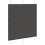 Estor Plisado negro 115x150 cm Tela Ancho 114,4 cm Poliéster de , Persianas y estores - Ref: Foro24-4015146, Precio: 23,10 €,...