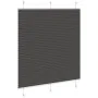 Estor Plisado negro 115x150 cm Tela Ancho 114,4 cm Poliéster de , Persianas y estores - Ref: Foro24-4015146, Precio: 23,10 €,...